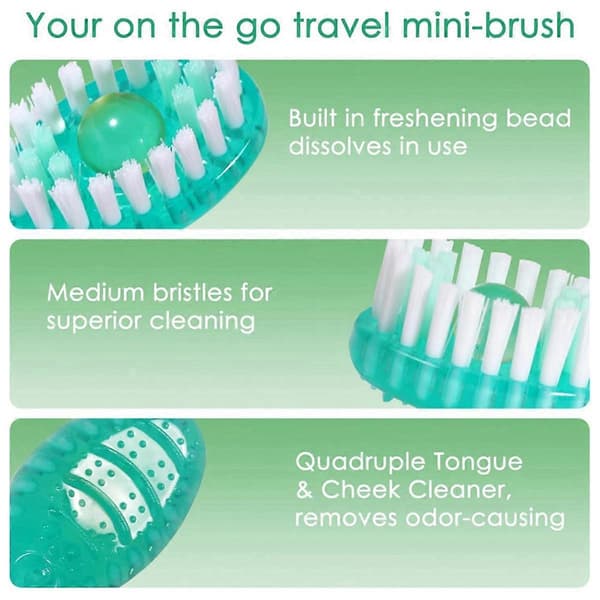 40-pack Mini Disposable Travel Toothbrushes - 5 in 1 Function