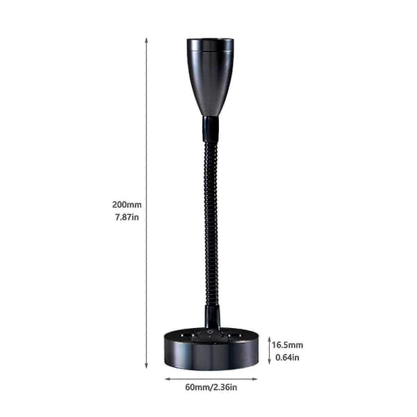 2 Stykker LED-læselamper Spotlight 12V Dæmpbar Afbryder Vægsengelampe Interiørlampe Autocamper 6500k Hvid Til Autocamper