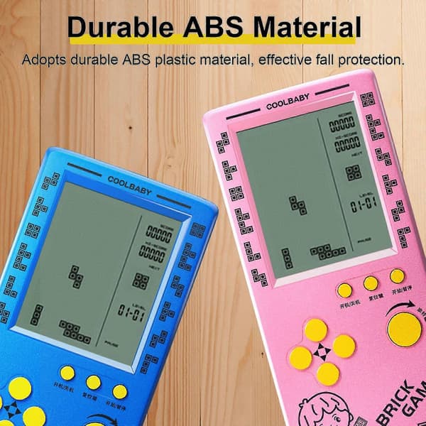 Rs-100 Tetris Game Console Classic Block Game Puzzle Game Player Handheld Game Console Brick Game Beyamis