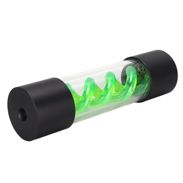 Water Cooling Reservoir 200mm/7.9in Length G1/4in Thread Acrylic Plastic Material 4 Hole Open Design PC Cooling Kit