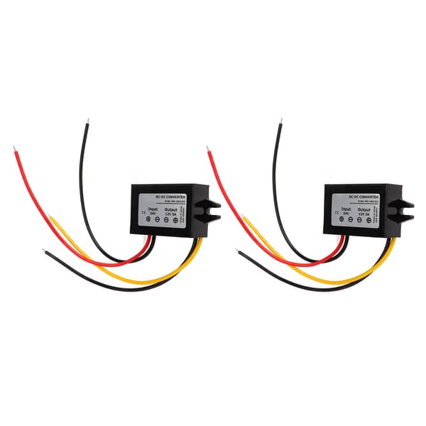 DC til DC-konverter 18-40V til 12V 3A 36W IP68 Vandtæt Universal Bil Buck Regulator Modul