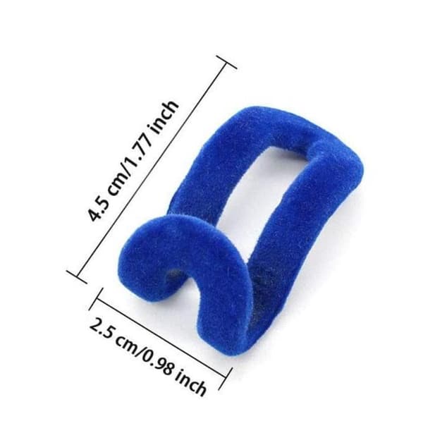 30 Pcs Mini Small Hooks Non-slip Hanging Hooks - Red, Purple, Blue, 4CM*2.5CM*0.4CM