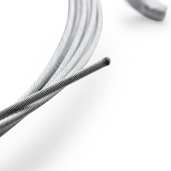 Flexible throttle cable Ø1 - metal, compact - for garden - 1 pc, 5 mm