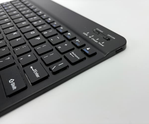 Bluetooth Keyboard and Mouse Set for Samsung Galaxy Tab S6 Lite 10.4 inch - Classic Black