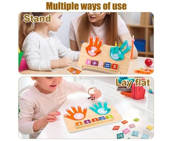 Math Toys for Kids Ages 3-5, Educational Counting Blocks, Math Manipulatives, School Supplies[YJD]