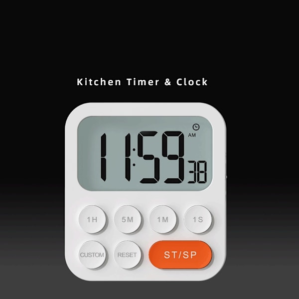 Digital Kitchen Timer with Alarm Clock