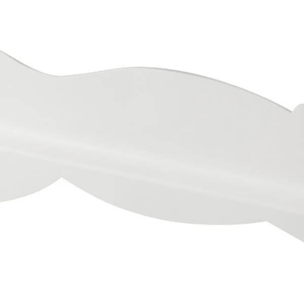 White Bear Kitchen Countertop Splash Guard Silicone Water Splash Guard with Suction Cups for Dishwashing