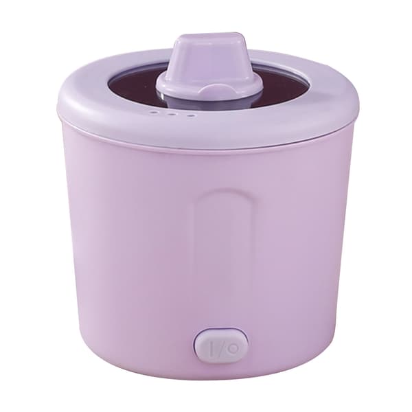 Mini Electric Pot Students Dormitory Travel Multifunctional Small Electric Pot EU Plug Purple