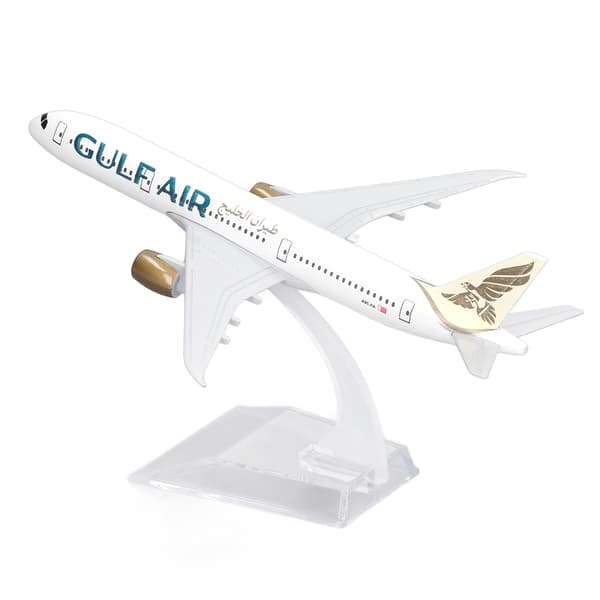 Boeing 787 flymodel i metallegering, præcis skala, stabil base, boligindretning