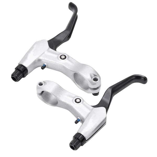 2 stk. bremsegreb i aluminiumslegering til foldecykel mountainbike reservedele sølv