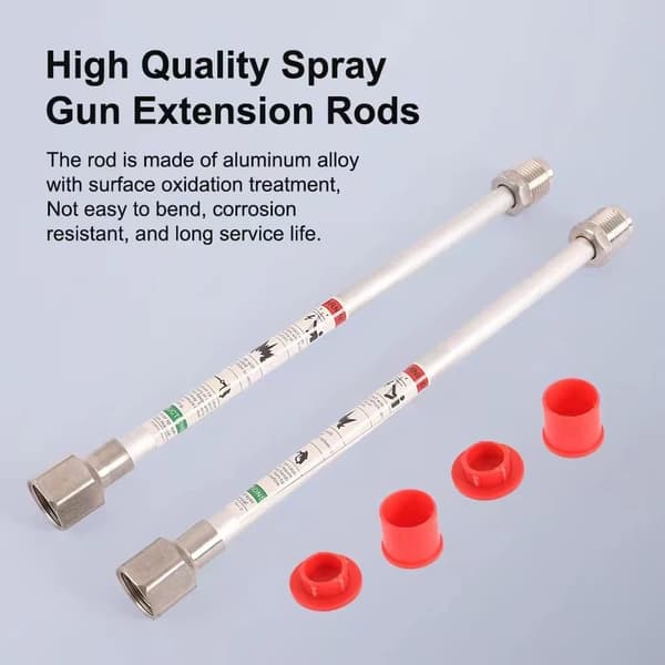 Simple Extension Rod for Spray Gun, 7/8 Inch Thread Compatibility Ensures Secure Attachment to Your Airless Paint Sprayer for Optimal Performance