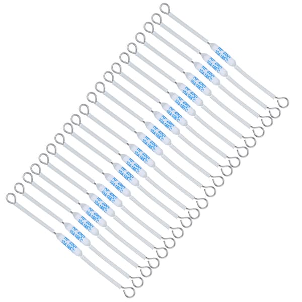 20 stk 250V 10A RF Keramisk Termisk Sikring 185C 90mm 3.5in for Apparater