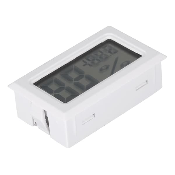 Indoor Temperature Humidity Meter with LCD Screen, Digital Thermometer Hygrometer Fast Response High Accuracy Mini Size Easy-to-Read Display for