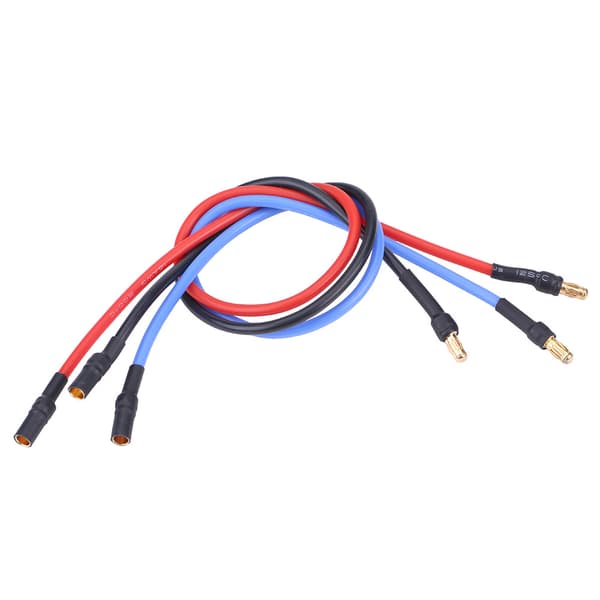3-delt elektronisk hastighetsregulator ESC-motor 30 cm silikonkabel med 3,5 mm bananplugg