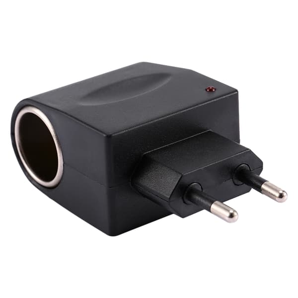 AC to DC Converter Wall Plug to Car Cigarette Lighter Adapter, Car Cigarette Lighter Adapter with Overvoltage Protection and Constant Voltage Output