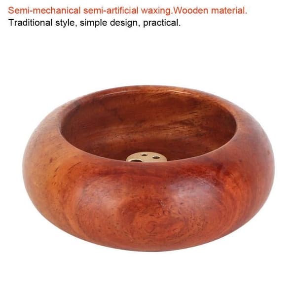 Incense Holder - Tbest - Mini Round Incense Stick - Rosewood - Traditional Style - Practical[DB]