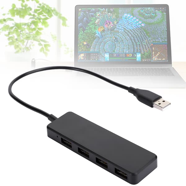 High-Speed USB 3.0 4-Port Ultra-Thin Portable Splitter