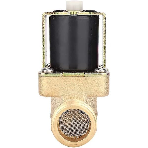 G1/2\" Magnetventil, 12V/24V Messing Normalt Åben Magnetventil, Elektromagnetisk Elektrisk Ventil, Vandindgangsafbryder (DC12V)