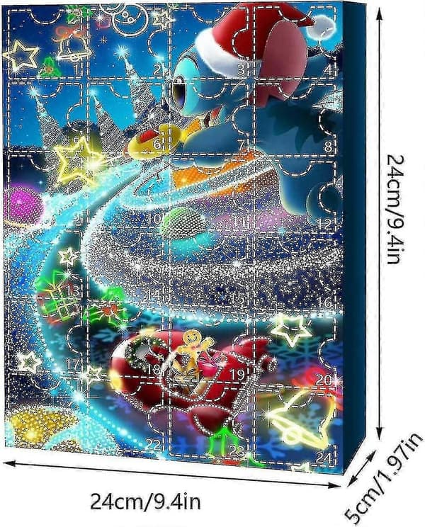 Lilo & Stitch Julekalender med 24 figurer - Legetøj og pynt til nedtælling [GPA] A