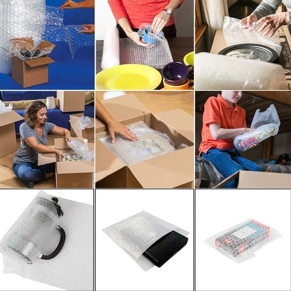 [LCS] Large Roll Premium Polyethylene Bubble Wrap | Small Bubble Wrap | Air Bubble Wrap for Moving Fragile Items and Storage Boxes