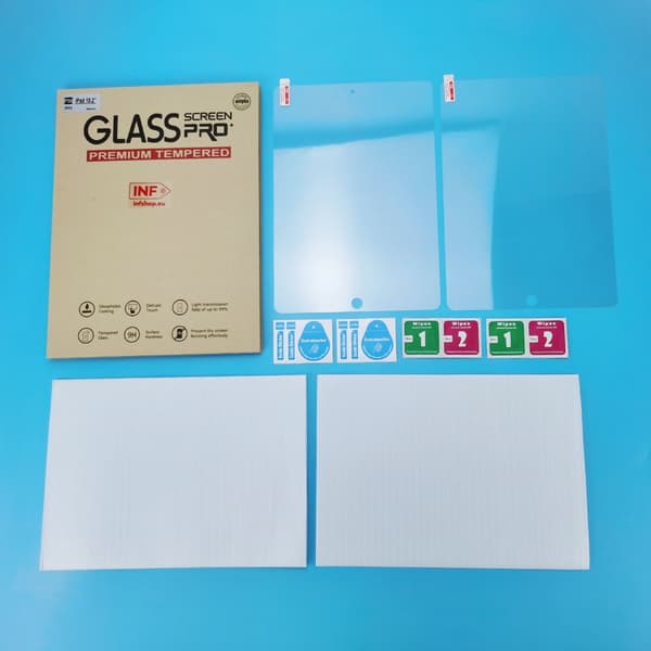 Crystal Clear Tempered Glass Screen Protector for iPad, 2-pack iPad 7/8/9 10.2inches