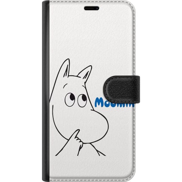 Compatible Wallet Case for Samsung Galaxy S9+ Simple Line Drawing Figure with a Nice Text on Light Background