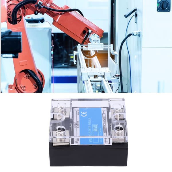BERM Solid State Relay Single Phase with High Performance Optocoupler Control 0-10VDC Load 0-250VAC (BERM-25VD)