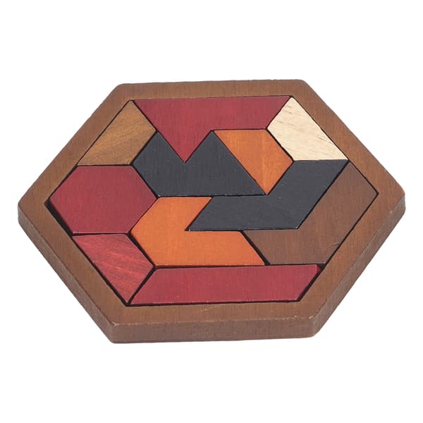 Hexagon Puzzle Building Blocks Shape Pattern Game for Kids Adults Cognitive Exploration Fun Gifts