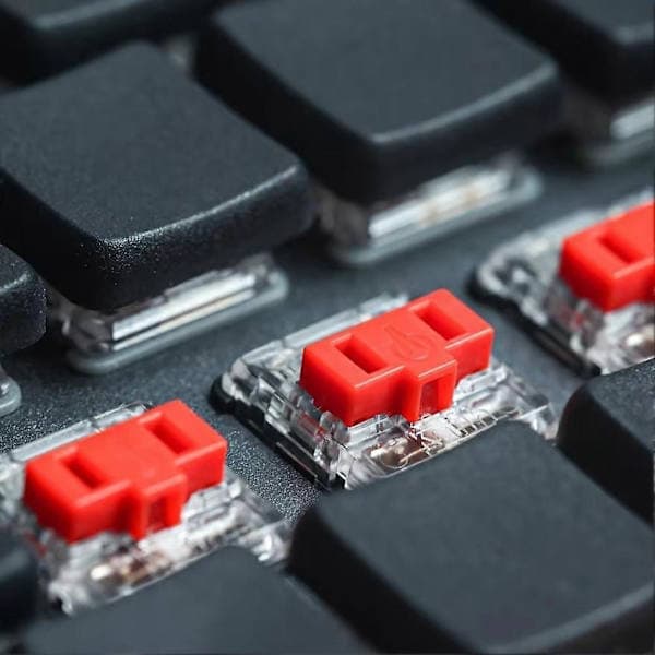 70 pcs Kailh Low Profile Choc Switch 1350 RGB Compatible with Keyboard Red Red
