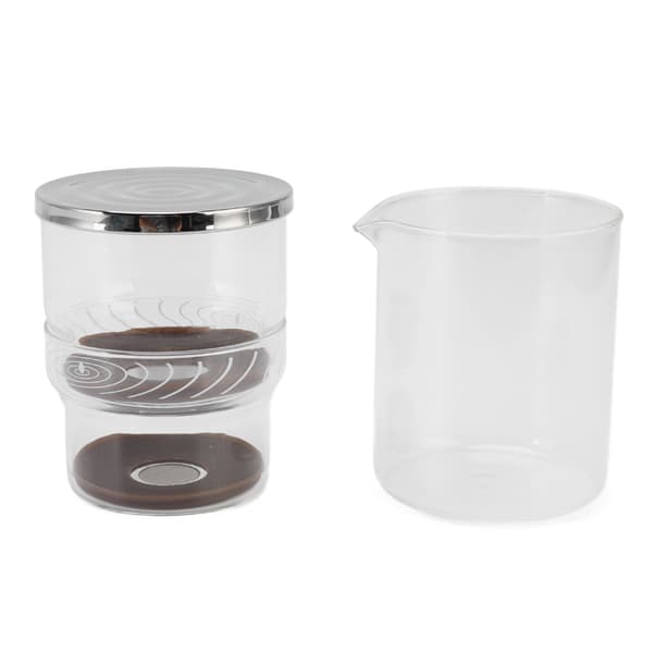 300 ml varmebestandig kaffe- og tedrypper med hastighetskontroll for iskaffebrygging, hjemmekontor og kafébruk
