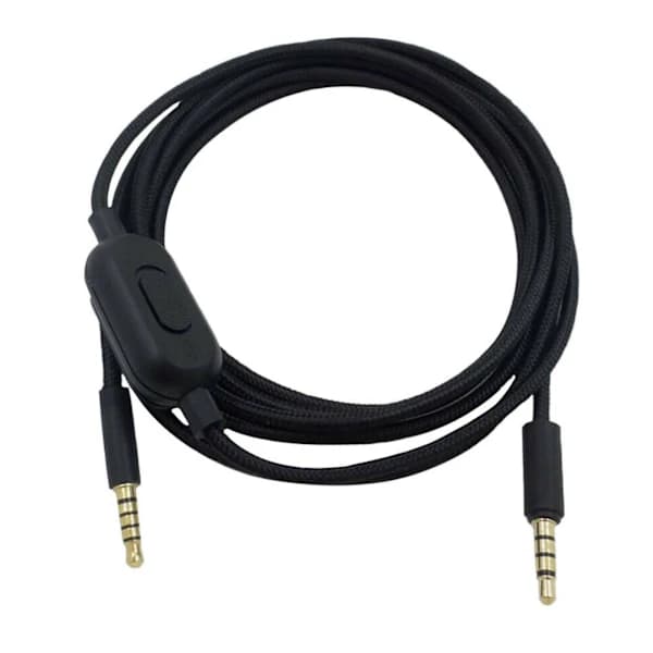 2-meters hodetelefonkabel for Logitech G433/233/G Pro/G Pro X/HyperX Cloud Alpha/Xbox One