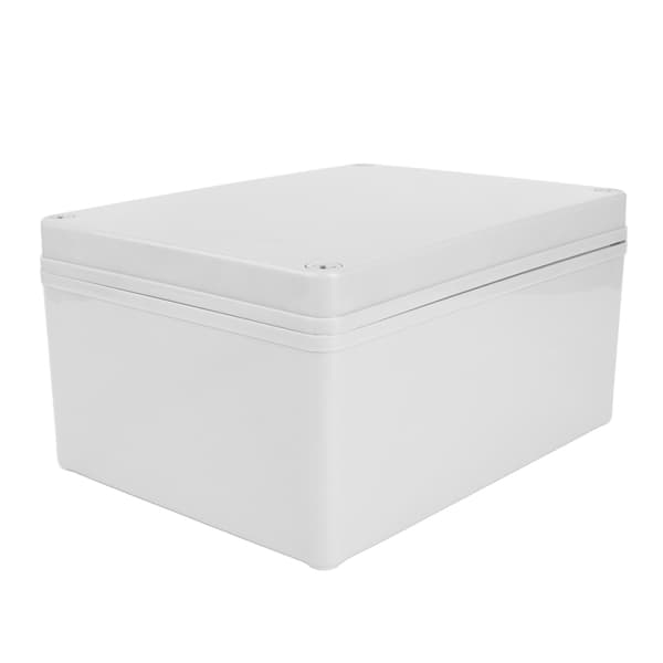 Outdoor Junction Box Mounting Plate ABS Plastic IP67 Waterproof Electrical Project Box Gray