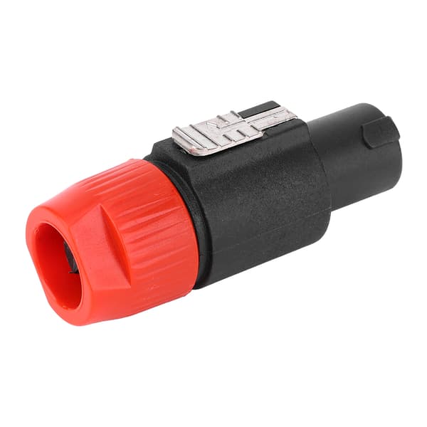 10 pcs NL4FC Audio Speaker Connector Waterproof 4 Pin Speakon Plug Cable Connector Red