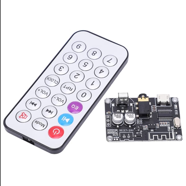 Bluetooth lydmottakerkort stereoforsterkermodul med fjernkontroll XY-WRBT
