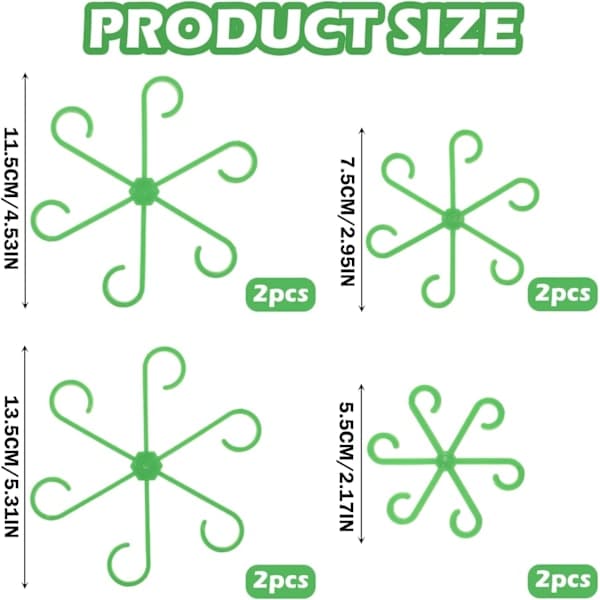 Reusable Plant Supports for Monstera Plants, Flowers, Hydrangeas, Roses, Tomatoes
