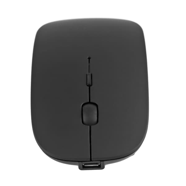 Wireless Mouse Bluetooth 5.0 Silent Rechargeable Stable Portable Wireless Computer Mouse Black