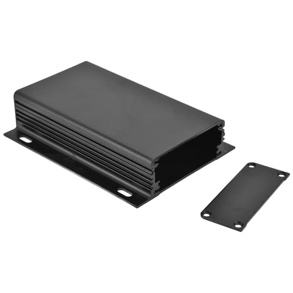 Aluminum Alloy Electrical Box, Project Case, Split Enclosure 25x84x110mm, Matte Black Plate
