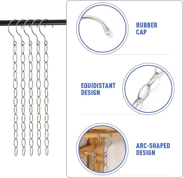 Package wardrobe space-saving hangers, metal wardrobe organizer, Sma