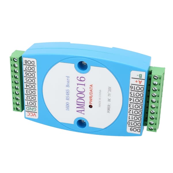 16-channel Digital Output Module RS485 Communication Isolated Signal Control Board DC 7-25V