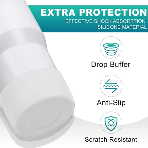 Silicone Sleeve for Stanley Tumbler 30 oz 40 oz Bottom, Protective Boot with Easy On/Off, Durable Water Bottle Accessory