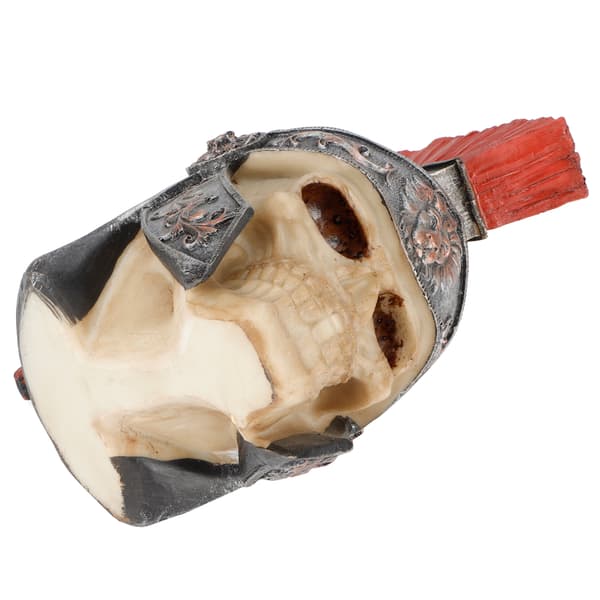 Hodeskalleskulptur i harpiks Skrivebordsdekorasjon Ornament Gave
