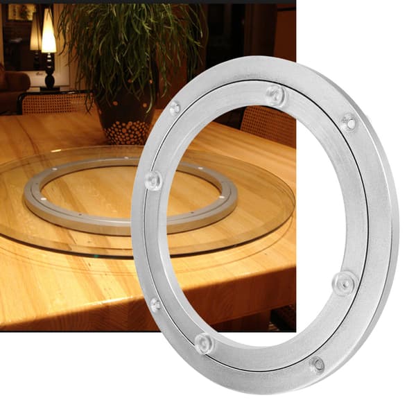 8 tommer roterende displaybase i aluminiumlegering, drejebord, rundt displaystativ