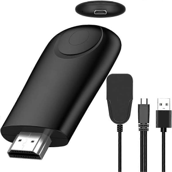 Trådløs HDMI-skjermadapter, HDMI-sender og -mottaker, 1080P speilingsadapter for iPhone, iPad, Android, iOS, Windows, PC til HDTV[GPA]