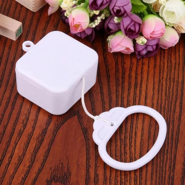 5 Pcs Pull String Music Box Waterproof Wind-up with Classic Lullaby Melody for Baby Crib and DIY Toys