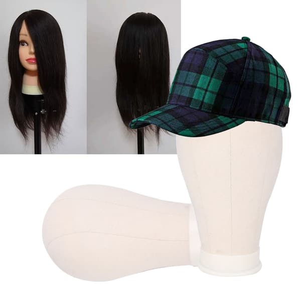 Øvelsesduk Mannequinhode Styling Parykkhode Modell Mannequinhode Parykkholder (22 tommer)