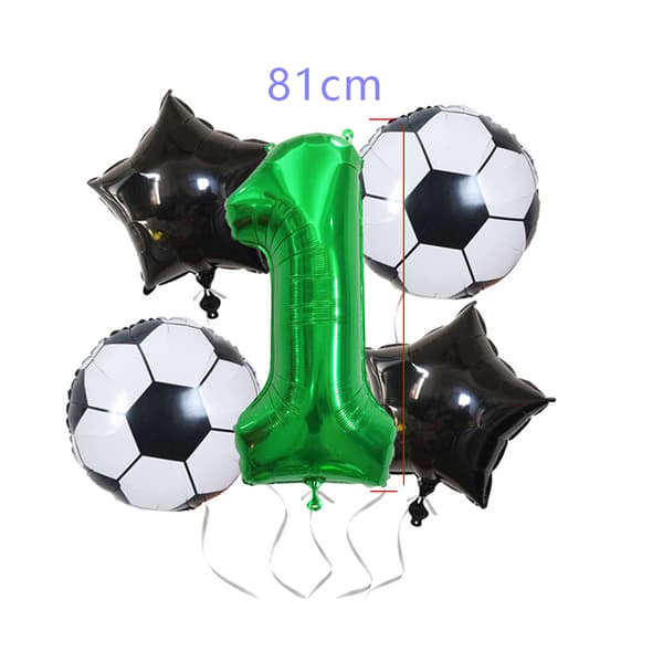Fodbold Aluminiumfolieballon-Nummer 1