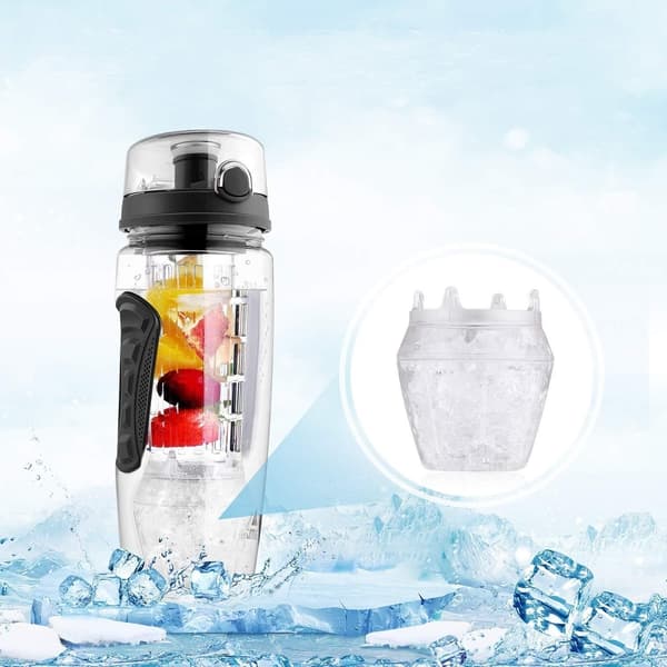 Infuser Water Bottle for Healthy Hydration, Sport Loop Ideal for Various Activities, Leak-Proof Design Ensures Freshness All Day