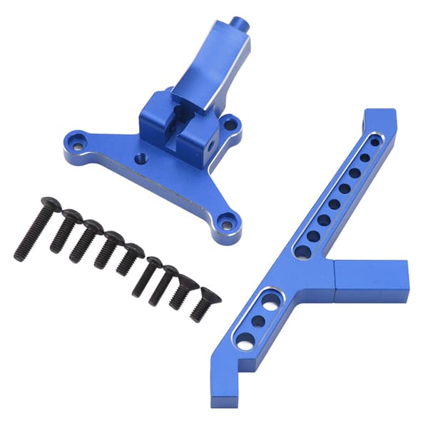 Aluminium Alloy Front Chassis Mount Support for TRAXXAS SLEDG 1/8 RC Car Blue