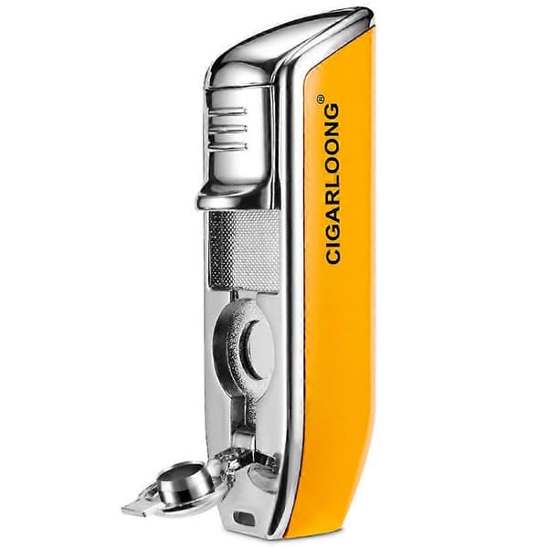 Unique Design Cigar Lighter Flashlight for Men Versatile Portable Metal Lighter for Travel Outdoor Use