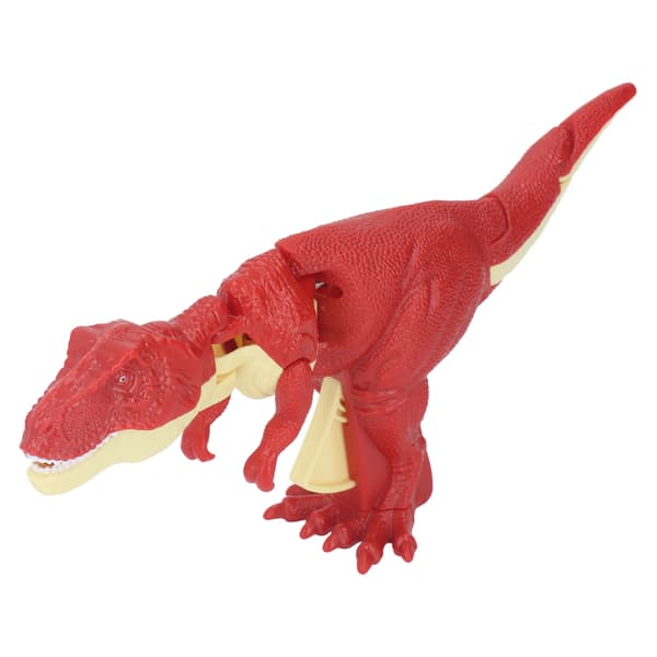 Funny Press-Dinosaur Toy Interactive Musical Shaking Head Electronic Realistic Dinosaur Toy Red